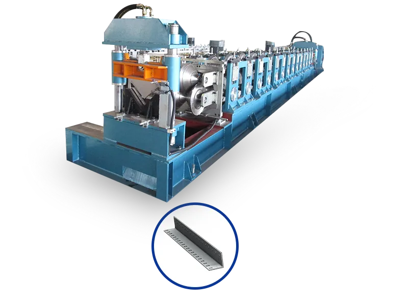Máquina formadora de rollos en forma de L